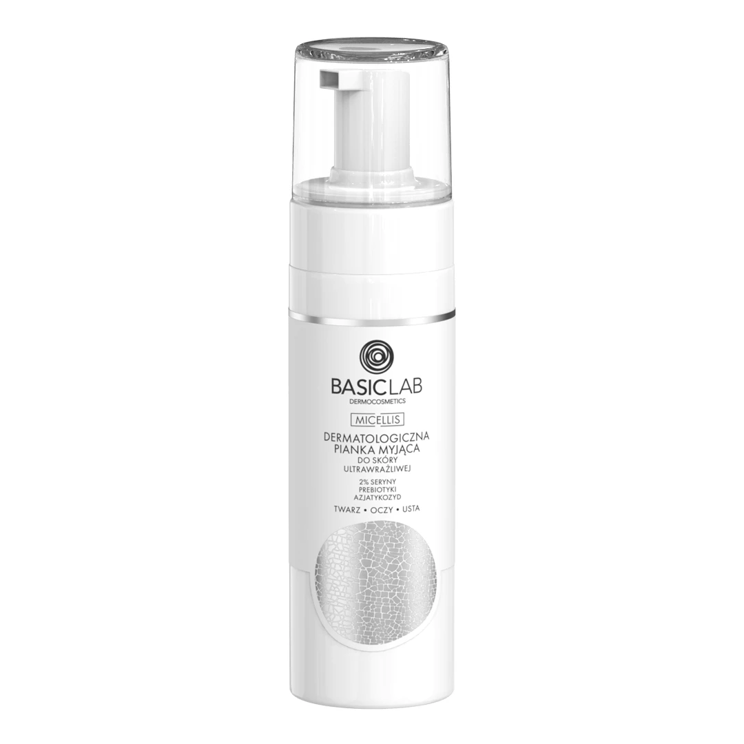 BasicLab Micellis, spumă dermatologică de curățare pentru pielea ultra-sensibilă, 150 ml