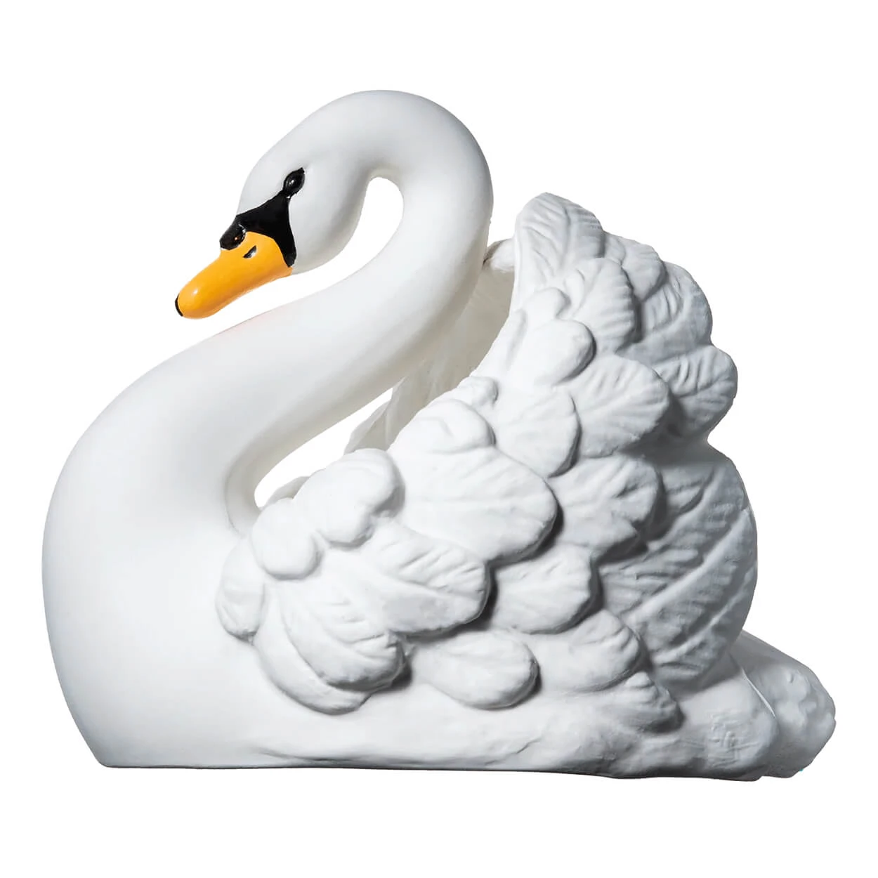 Natruba, jucărie de baie din cauciuc natural, lebădă, de la naștere, 1 buc