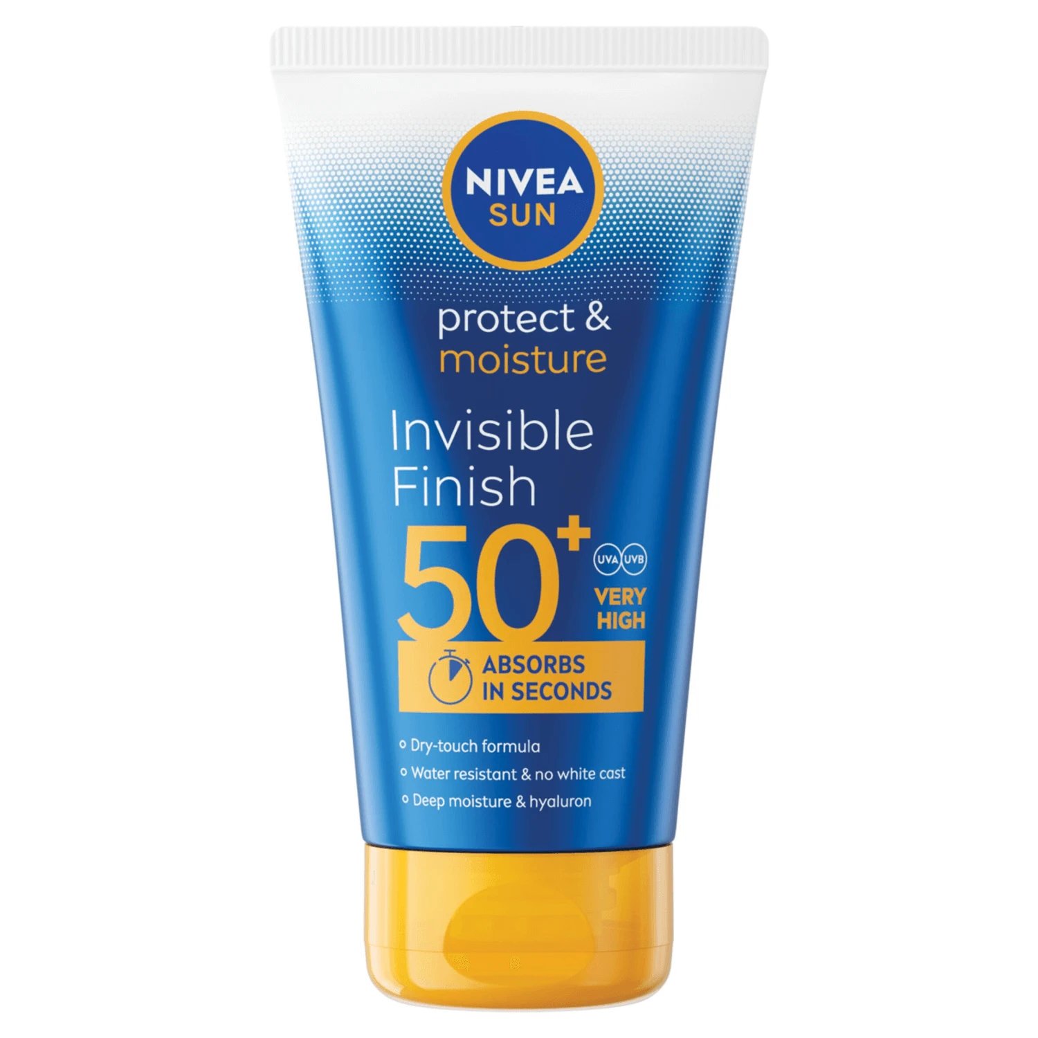 Nivea Sun Invisible Finish, Loțiune solară hidratantă, SPF 50+, 150 ml