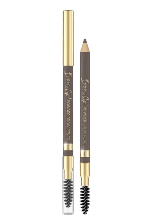 Eveline Cosmetics Brow amp; go! Creion de sprâncene pudră 02