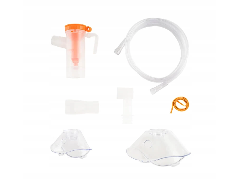 Kit de accesorii pentru inhalatorul Oromed portocaliu bucșă + măști + tuburi