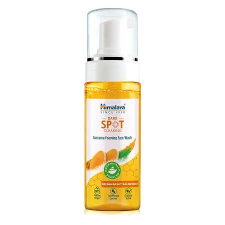 Spuma de curatare pentru fata cu curcuma Dark Spot, 150 ml, Himalaya