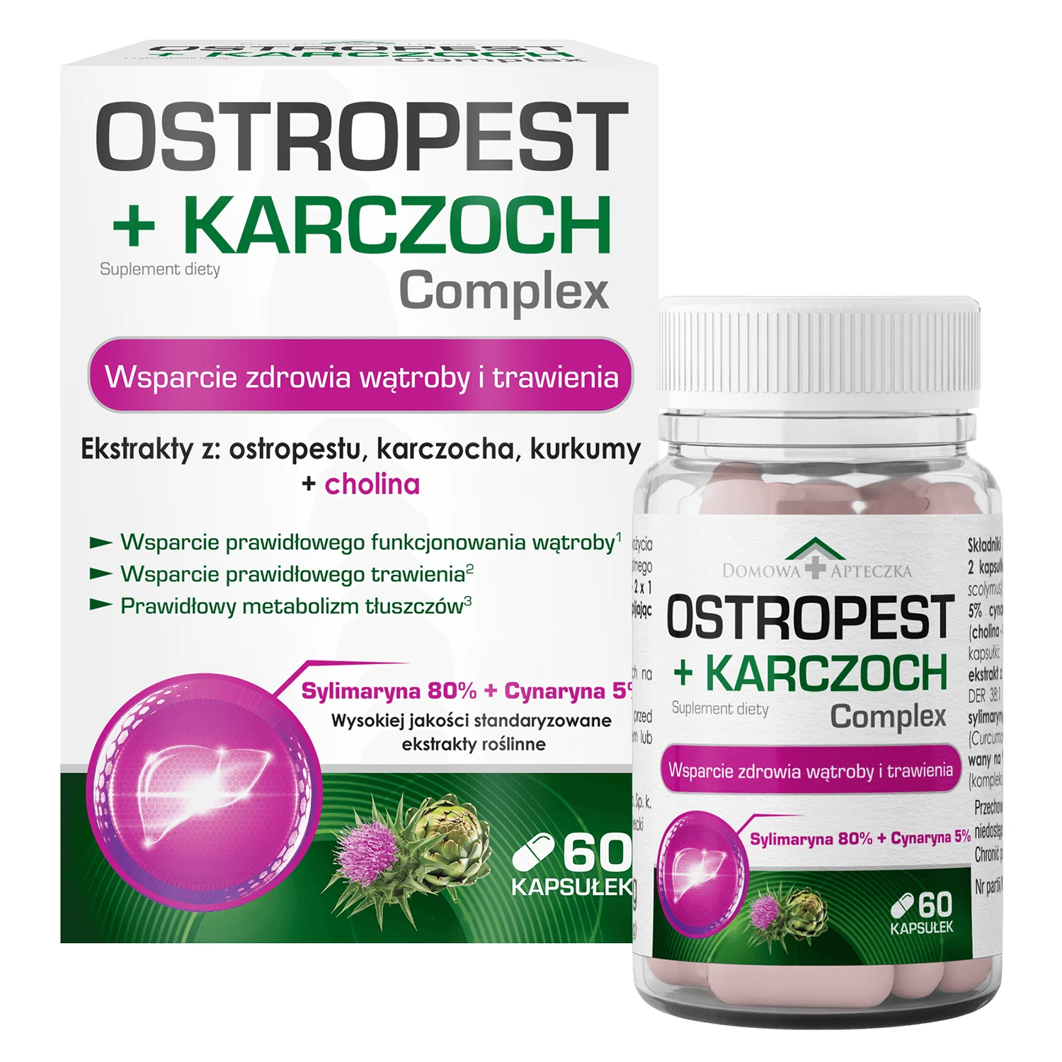Thistle + Complex de anghinare, 60 capsule