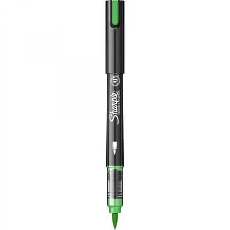 Marker acrilic cu varf pensula, Verde, 1 bucata, Sharpie