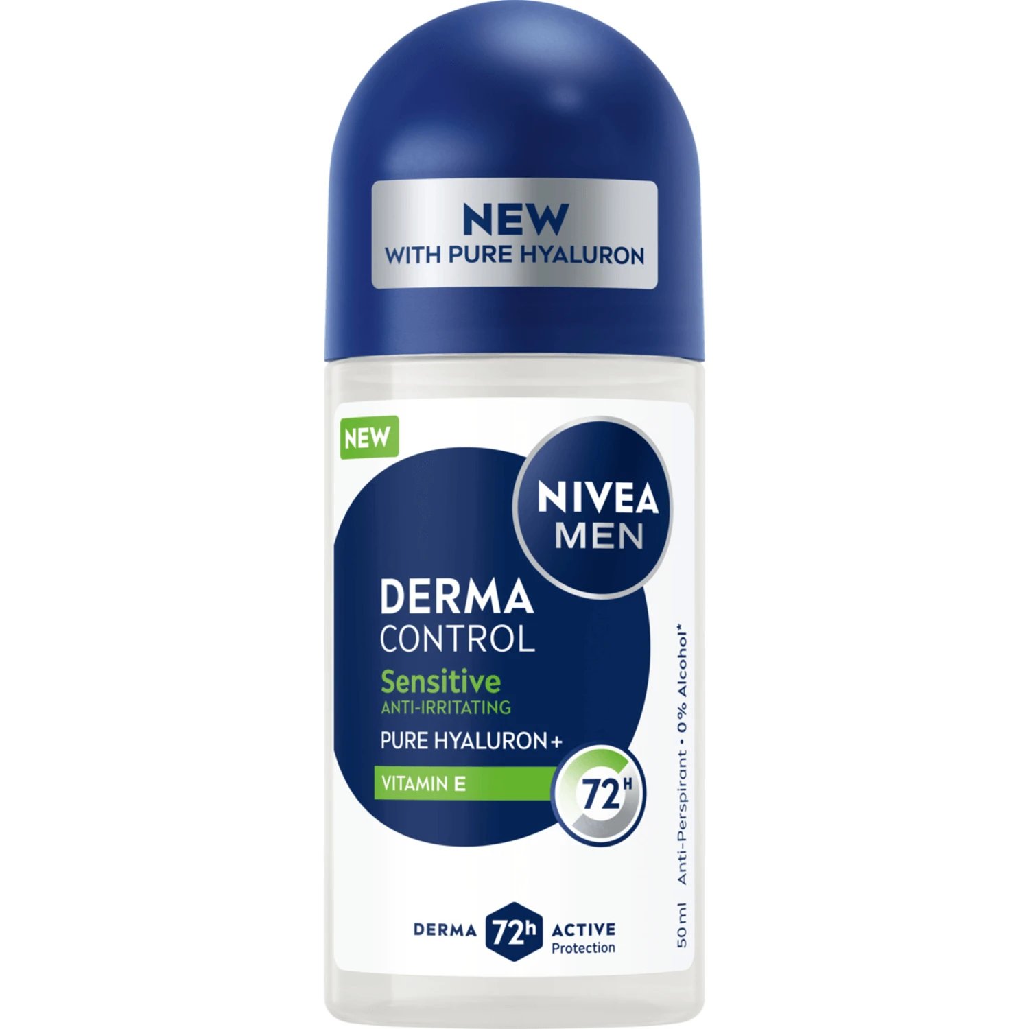 Nivea Men Derma Control Sensitive, antiperspirant, roll-on, 50 ml
