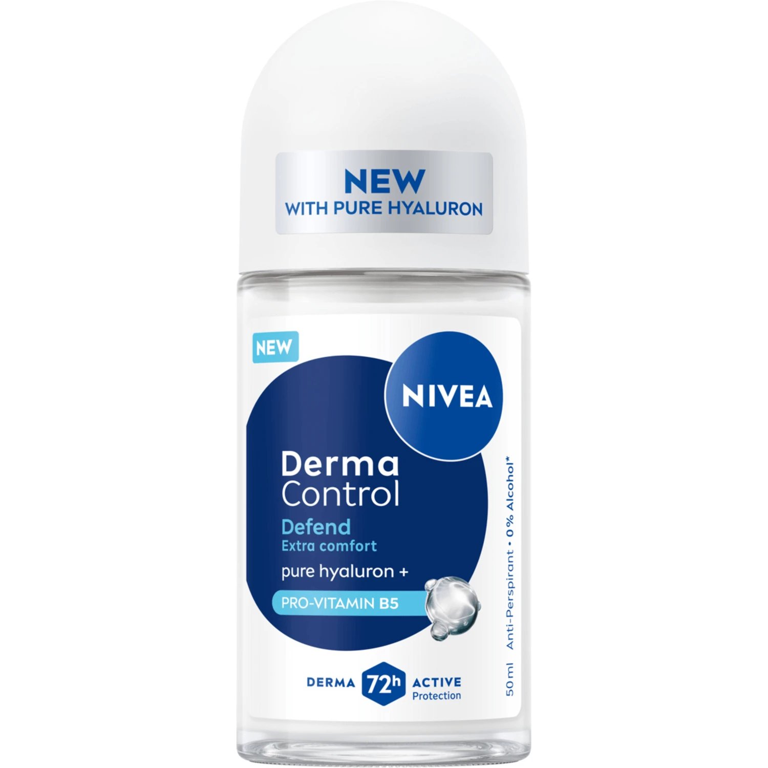 Nivea Derma Control Defend, antiperspirant, roll-on, 50 ml