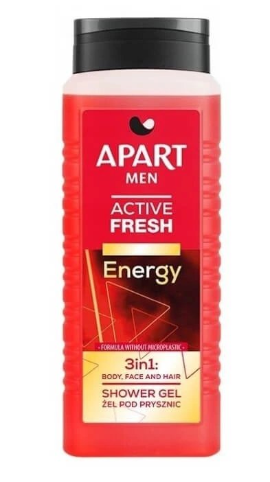 Apart Men Energy Gel de duș 3 în 1, 500 ml