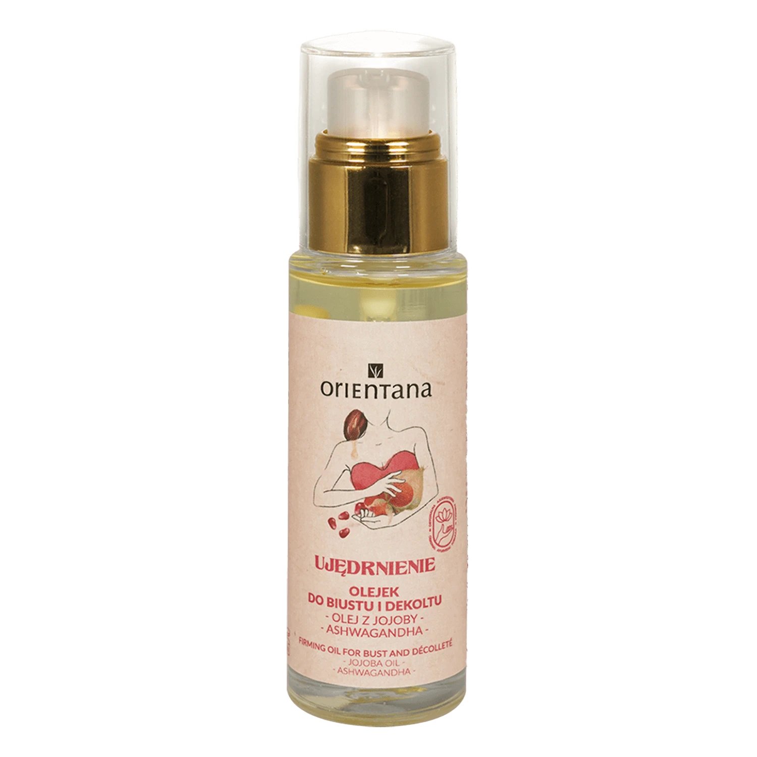 Orientana Firming, ulei pentru bust și decolteu, ulei de jojoba și ashwagandha, 30 ml