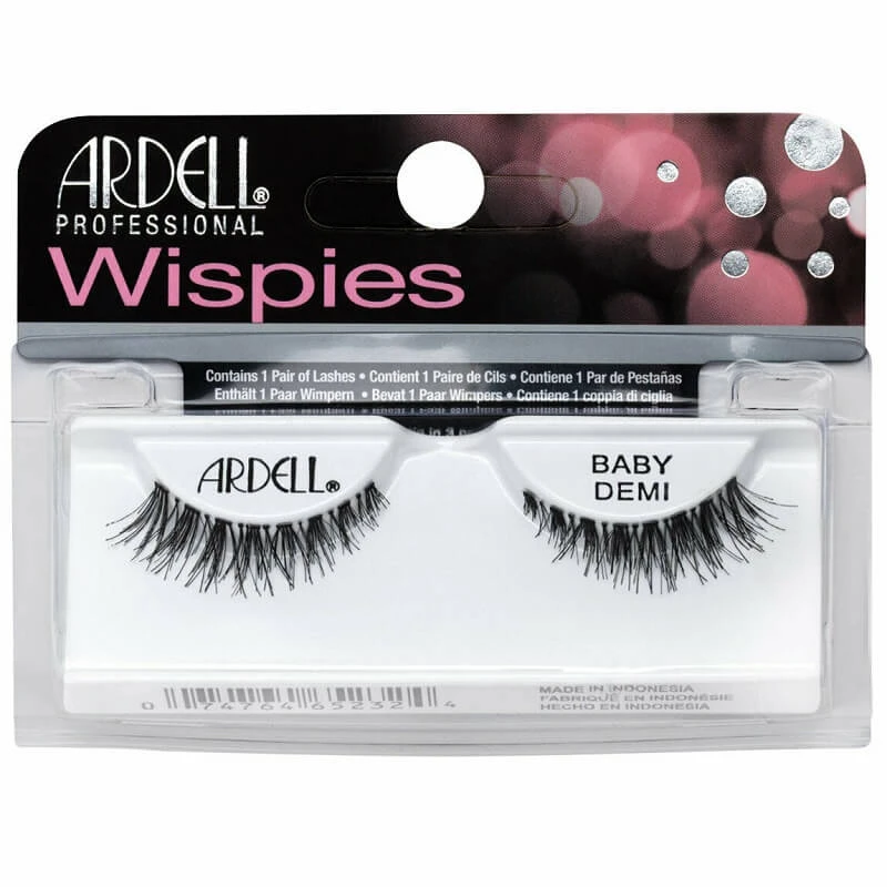 Ardell Wispies Baby Demi Pereche de gene false Negru