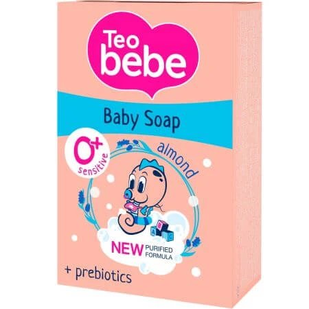 Sapun pentru bebelusi Almond Oil, 75 g, Teo Bebe
