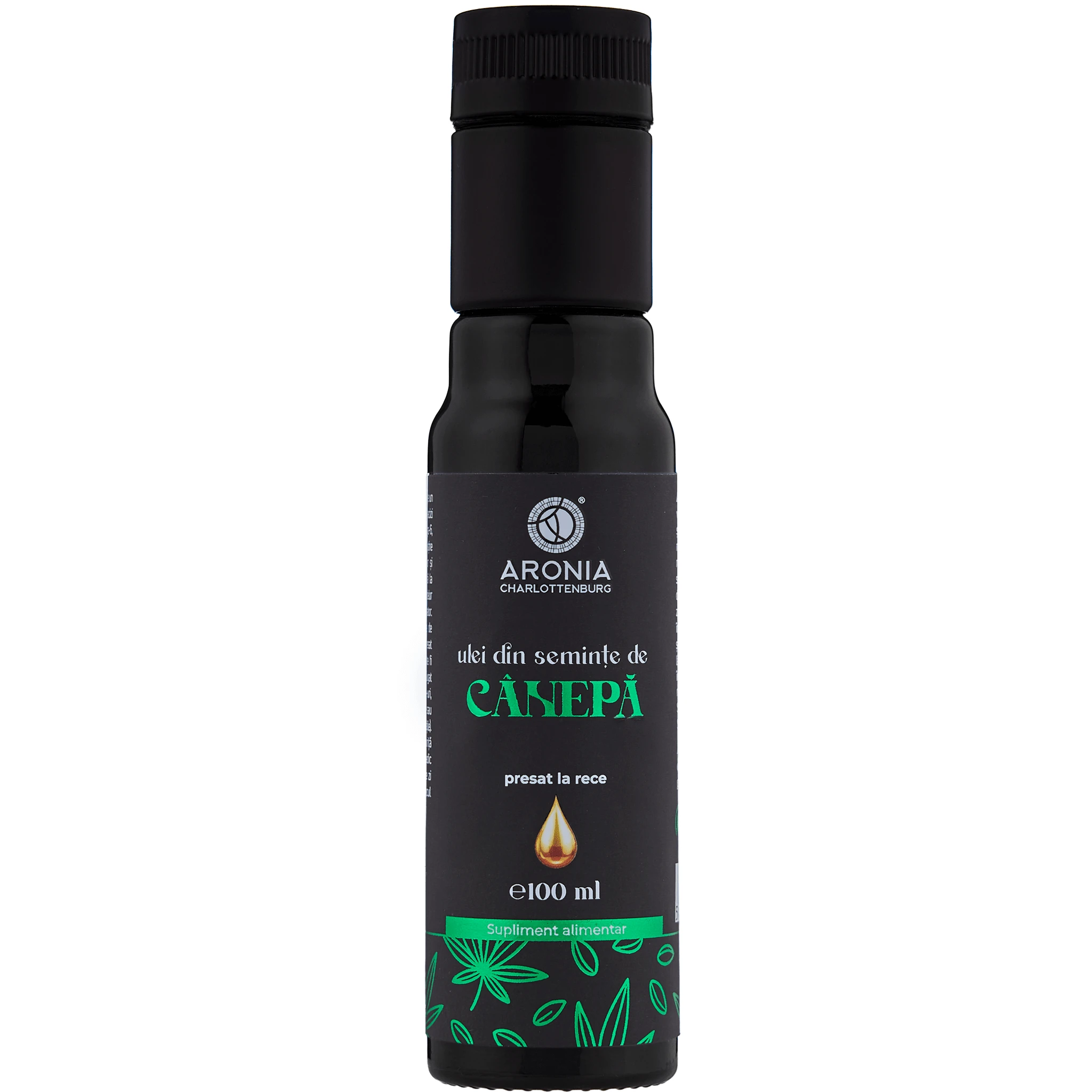 Ulei din Semințe de Cânepă 100 ml — 100% natural, nerafinat, proaspăt și presat la rece