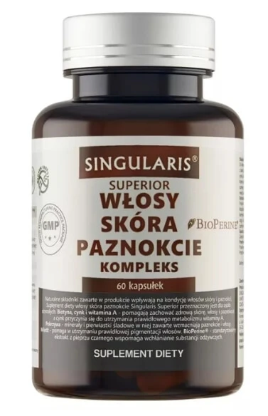 Complex de ceară, piele, unghii Singularis, 120 capsule