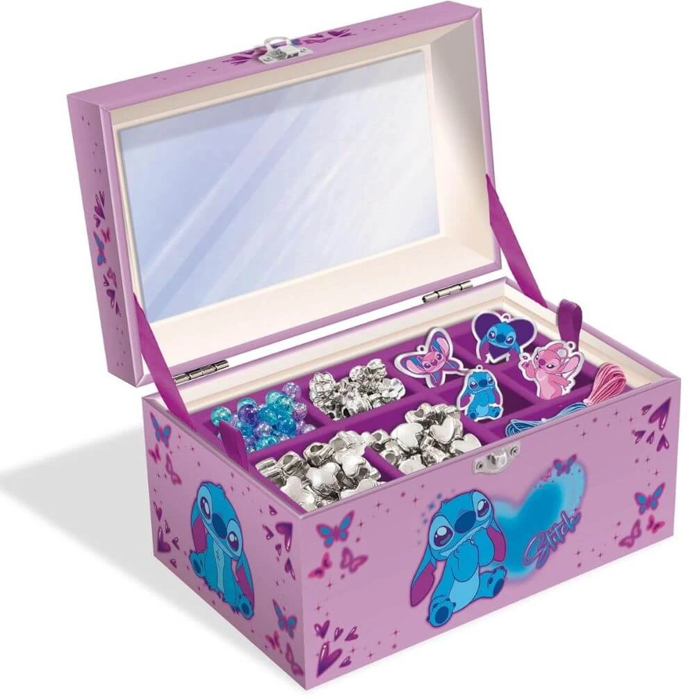 Set de creatie Bijuterii, +7 ani, Stitch, Lisciani