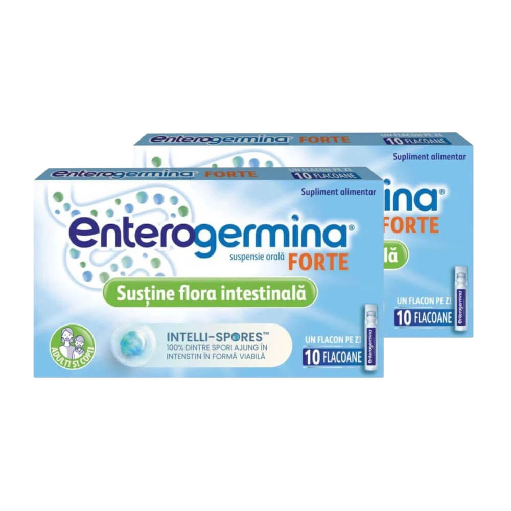 Enterogermina Forte 2x10 flacoane x 5 ml suspensie orala, Sanofi