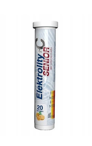 Elektrolity+C Senior, 20 comprimate efervescente