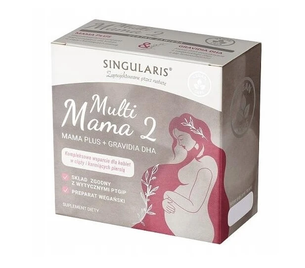 Singularis Superior Multi Mama 2 Set Mama Plus, 30 capsule + Gravidia DHA, 30 capsule
