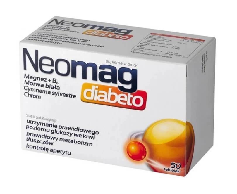 Neomag Diabeto, 50 comprimate
