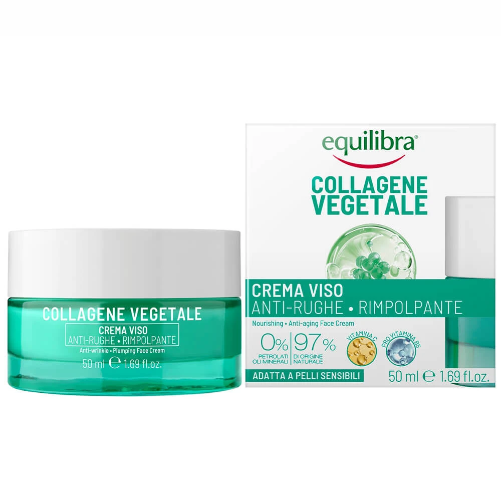 Equilibra Collagene Vegetale, cremă de umplere antirid cu colagen vegetal, 50 ml