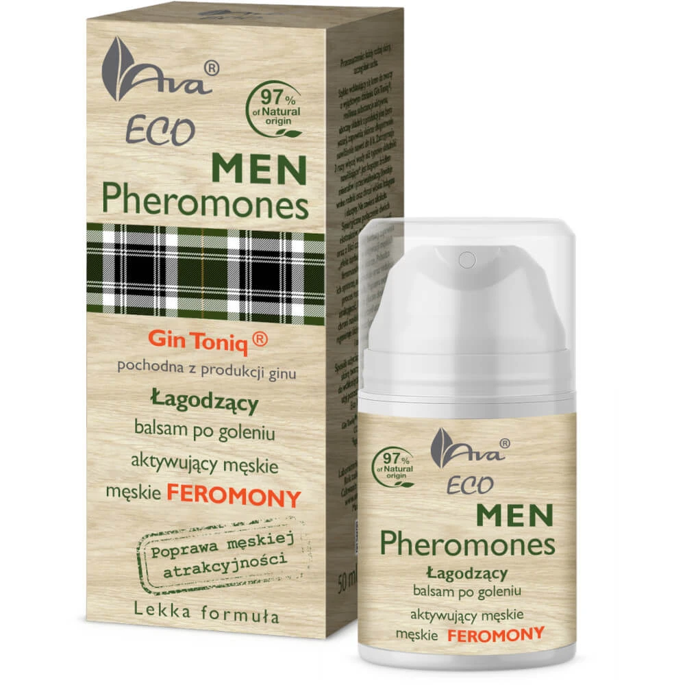 Ava Laboratorium Eco Men Pheromones îmbătrânire aftershave balsam, 50ml