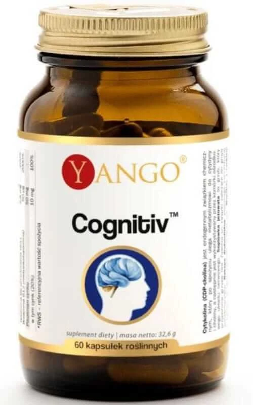Cognitiv (citicolină, soprax, bacopa, zinc) 60 capsule Yango