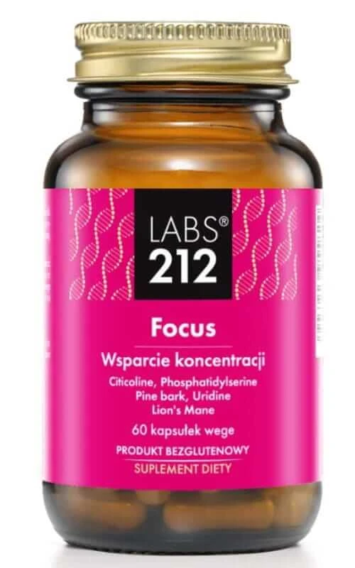 Labs212 Focus (suport pentru concentrare) 60 capsule