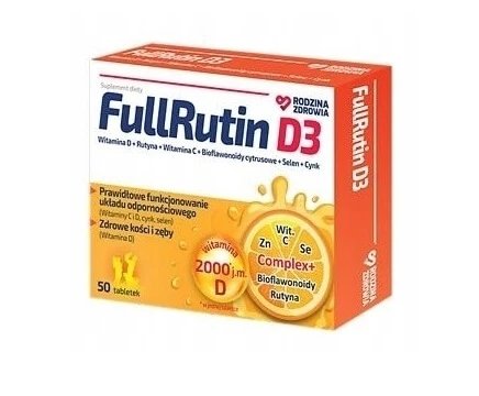 Family Health Fullrutin D3, 50 comprimate