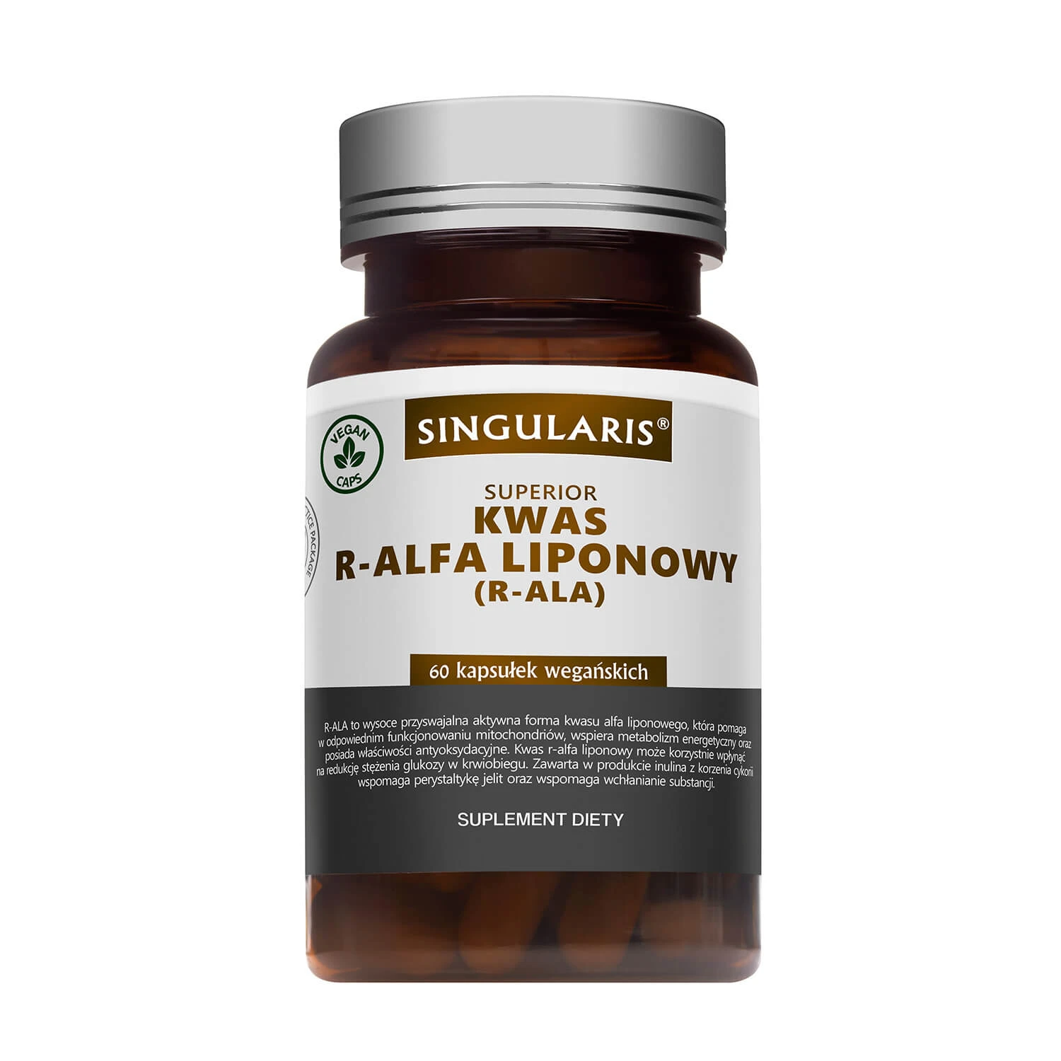 Singularis Superior R-Alfa Lipoic Acid R-ALA, 60 capsule vegane