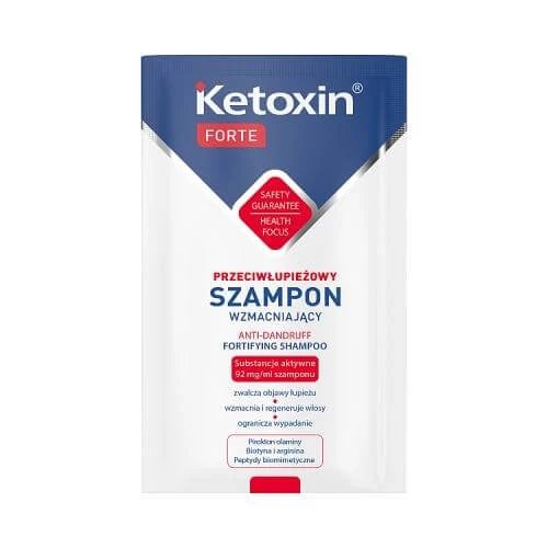 KETOXIN Forte Șampon anti-mătreață fortifiant, plic, 6 ml