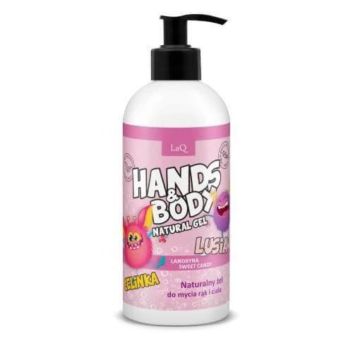 LaQ Celinka i Lusia Gel natural de spălare pentru mâini și corp Landryna, 300 ml