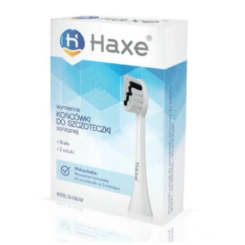 Sfaturi pentru periuța de dinți sonică HAXE SG-W972DC alb, 2 buc