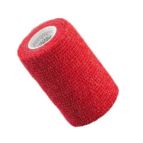 VITAMMY Autoband Elastic Cohesive Bandage 7.5cm x 450cm Roșu