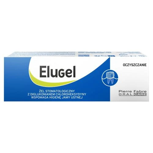 Elugel Gel dentar de curățare cu aromă de mentă, 40 ml
