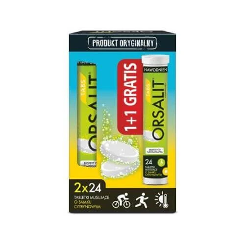 ORSALIT Tabs, 2x 24 comprimate efervescente