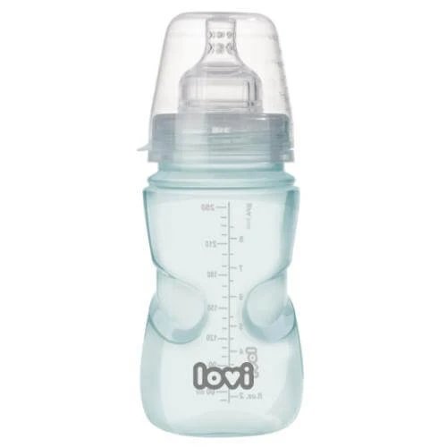 LOVI Sticlă Trends 3m+ verde, 250ml