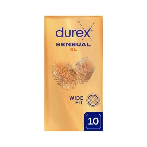 Prezervative subțiri DUREX Sensual XL, 10 bucăți