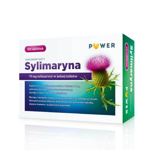 Puwer silymarin 70mg, 30 comprimate