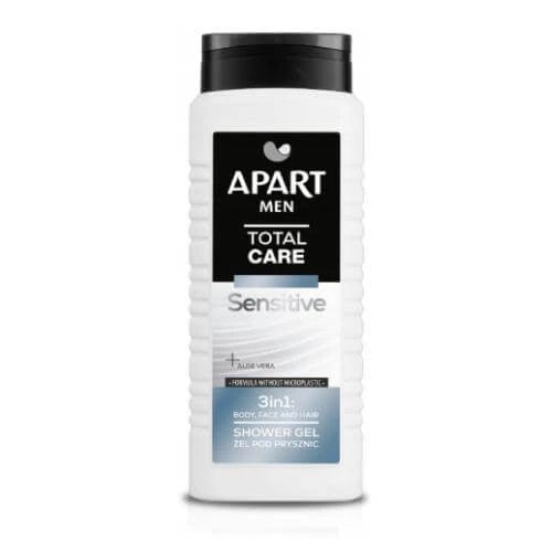 Gel de duș APART Men Total Care Sensitive, 500ml