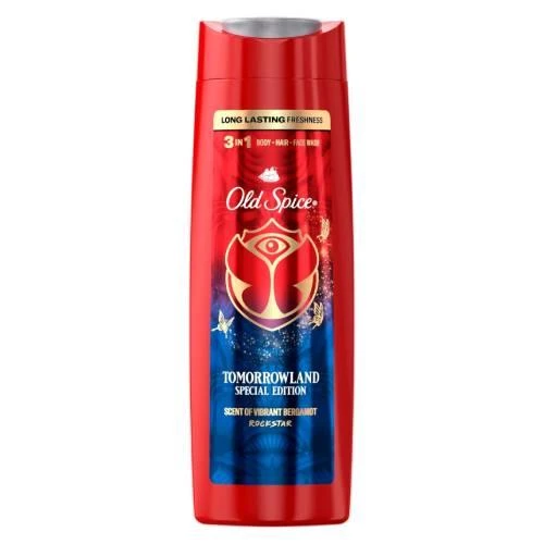 Gel de duș pentru bărbați Old Spice Rockstar 3in1, 400 ml