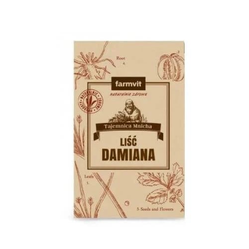 FARMVIT Damiana frunze ceai de plante, 100g