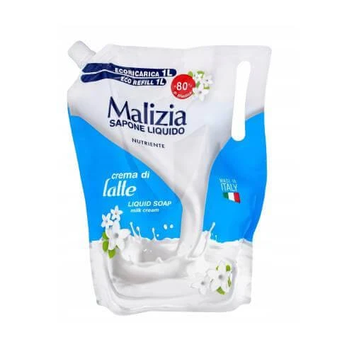 Săpun lichid cu lapte Malizia, 1000 ml