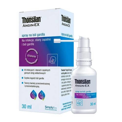 Thonsilan Angin-EX Spray pentru durere în gât, 30 ml