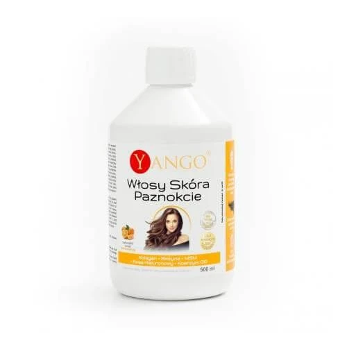 Yango Hair, Skin, Nails aromă de portocale, 500 ml