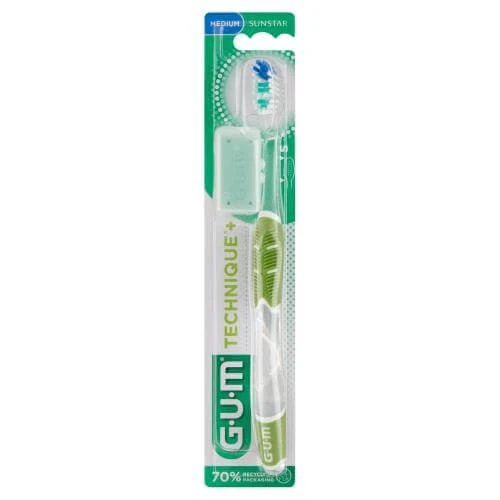 Sunstar GUM Technique+ Periuță de dinți medie, 1 buc.