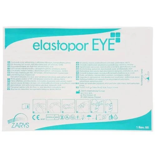 ELASTOPOR EYE absorbant nețesut adeziv sterile ochi pansament 5.8cmx8.3cm, 1pc