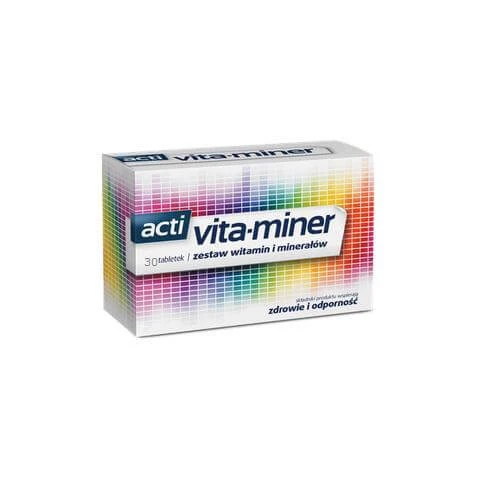 Acti VITA-MINER, 30 comprimate