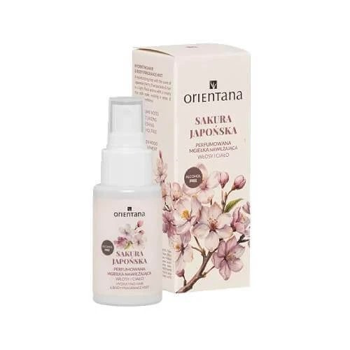 Orientana Sakura Ceață hidratantă parfumată japoneză pentru corp și păr, 50 ml