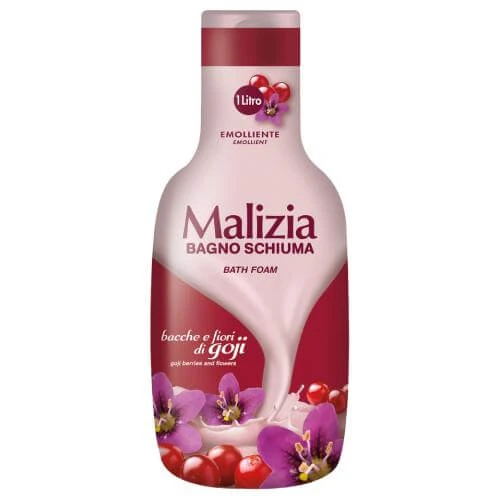 Loțiune de baie Malizia Flori și fructe de Goji, 1000ml