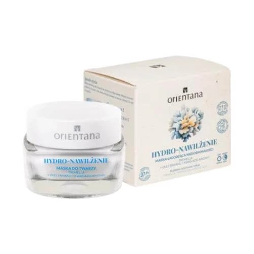 Orientana Hydro-Hydration Mask pentru calmarea imperfecțiunilor Tremella Tamanu Oil Azelaic Acid, 50 ml