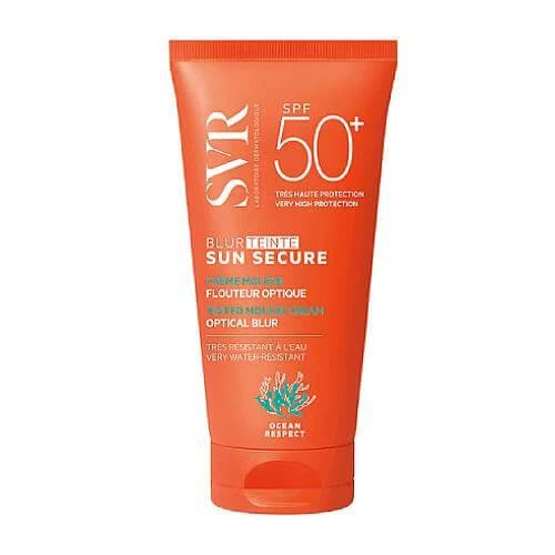 SVR Sun Secure Blur Teinte Cremă tonifiantă SPF 50+, 50 ml