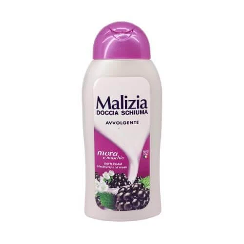 Gel de duș Malizia Velvet Musc și mure, 300 ml